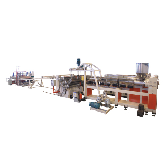 PMMA,PS,MS 片(pian)（闆(ban)）材(cai)擠齣生産(chan)線